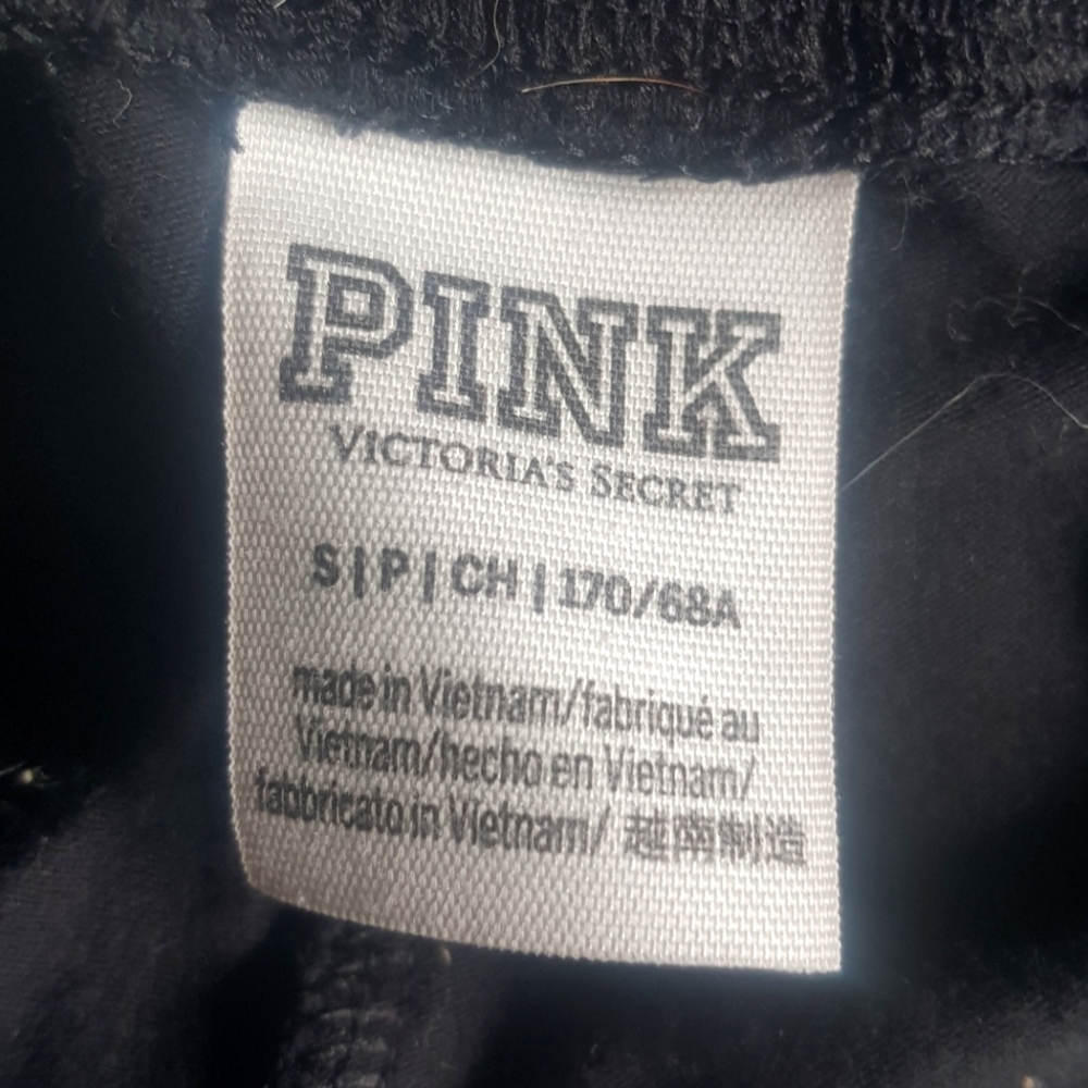 Small Soft Black Leggings Pink by Victorias Secret